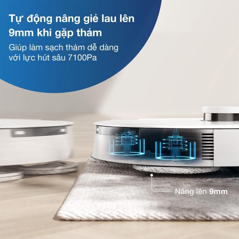 Ecovacs T20E OMNI tự động nâng giẻ