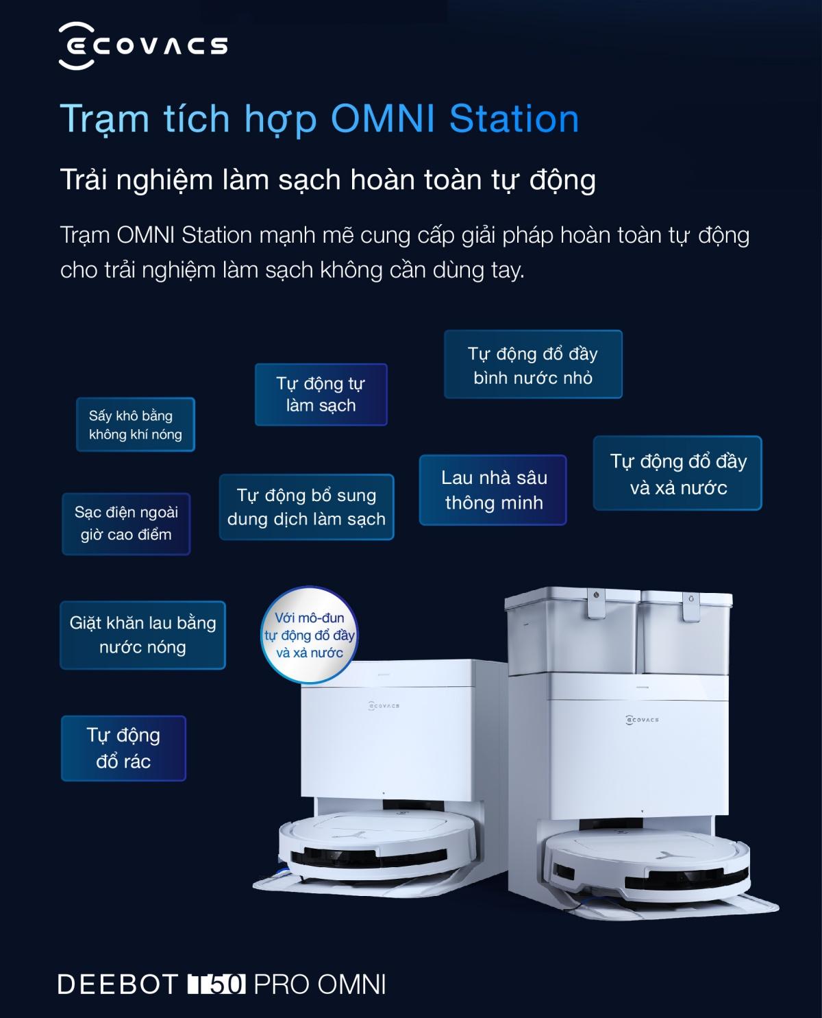 Ecovacs T50 Pro OMNI